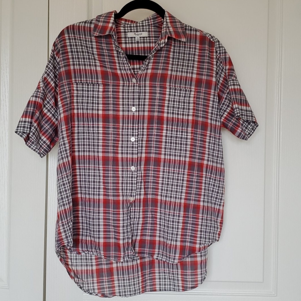 Madewell Central button-up in plaid
